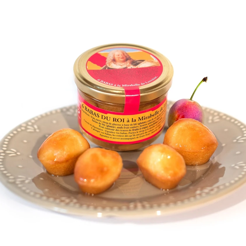 6 Babas à la Mirabelle de Lorraine (230g)