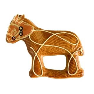 La bourrique de Saint Nicolas Pain d'épices 15 cm