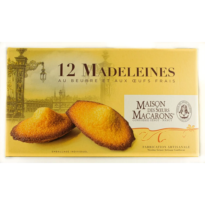 Boîte de 12 madeleines