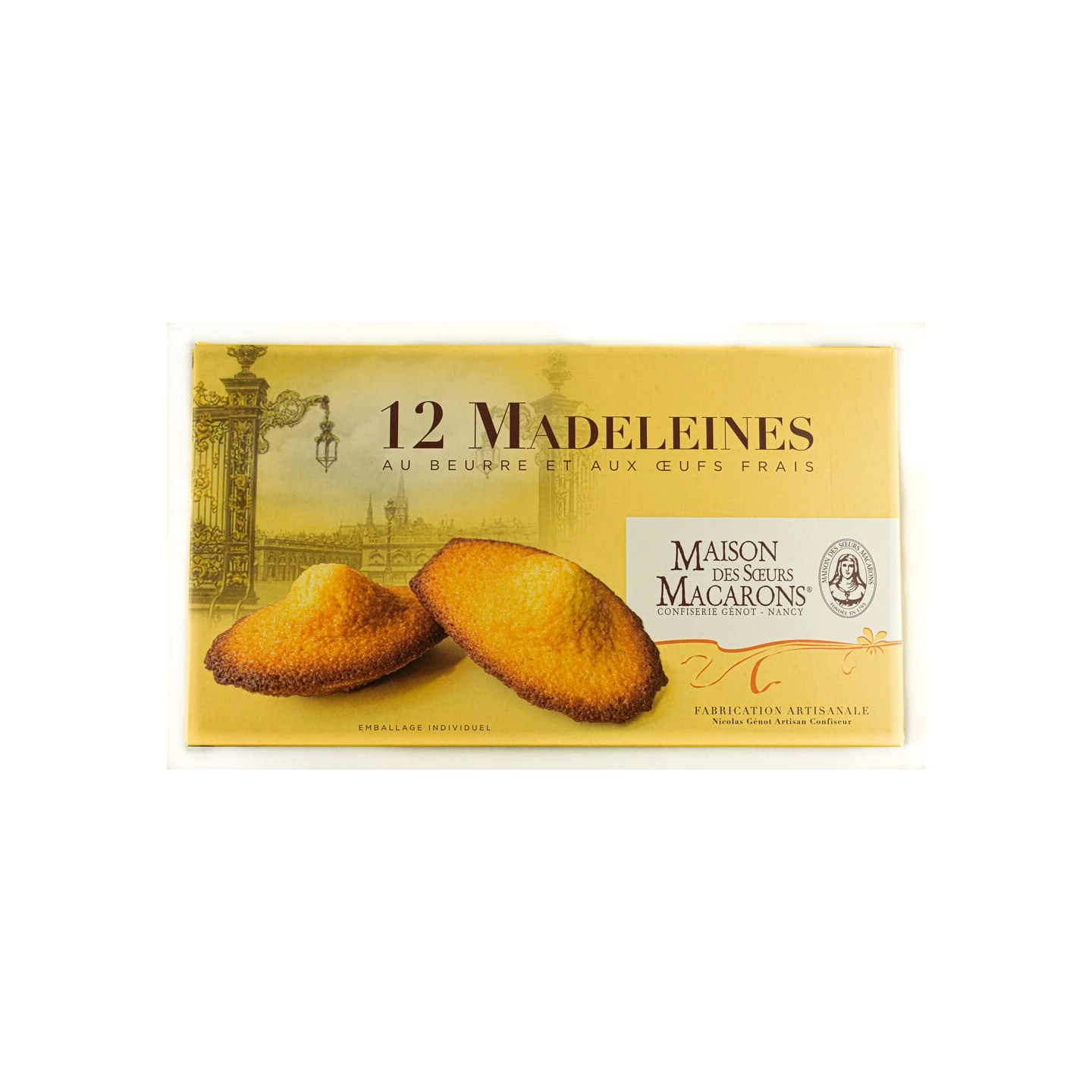 Box of 12 madeleines | Sisters Macarons