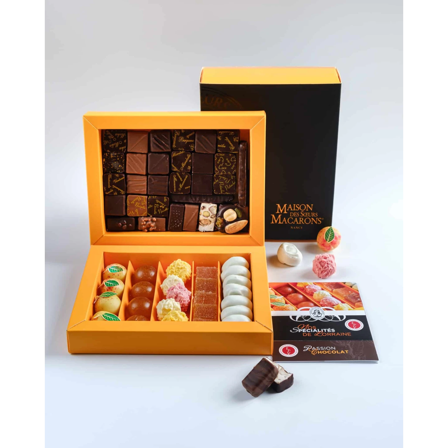 Duo Box Chocolates / Lorraine Specialties | Sisters Macarons