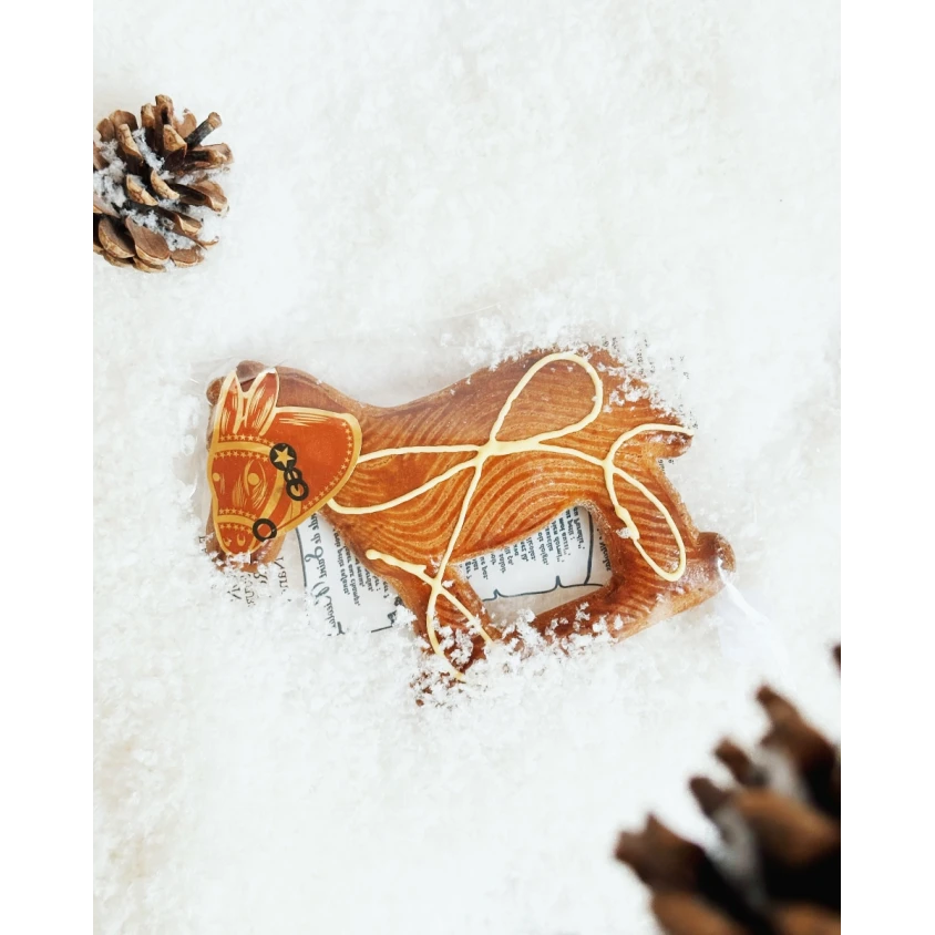 La bourrique de Saint Nicolas Pain d'épices 15 cm