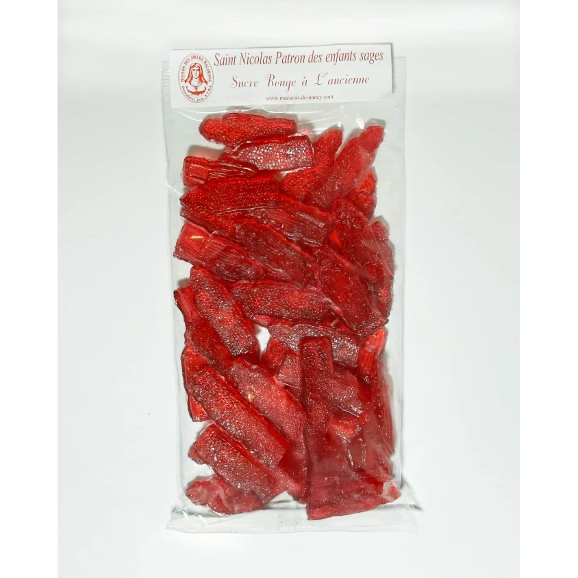 Saint Nicolas en sucre rouge 200gr