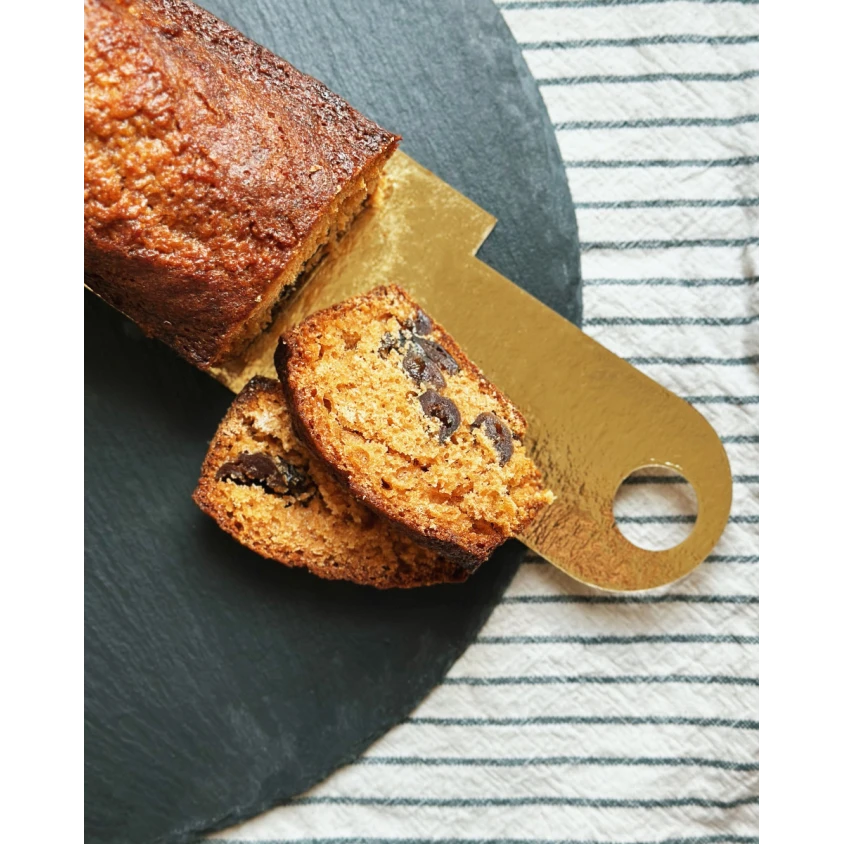 Cake aux épices, miel et mirabelles confites  (400g)