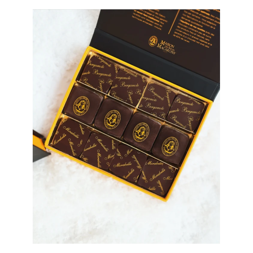 Boîte chocolats l'Ecrin Stanislas spécialités (120 g)