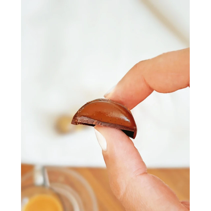 Réglette de chocolats irish coffee coeur coulant