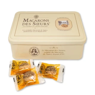 Boîte en métal de 40 Mini Macarons des Sœurs