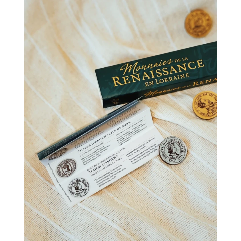 Chocolate Coin slim box of the Dukes of Lorraine