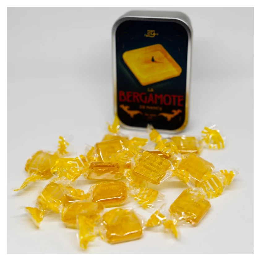 Boîte en métal Collector 30 ans label IGP Bergamote de Nancy 50g