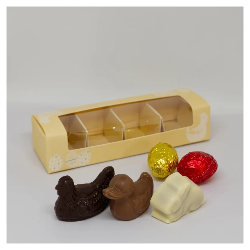 Plumier 5 mini sujets chocolat