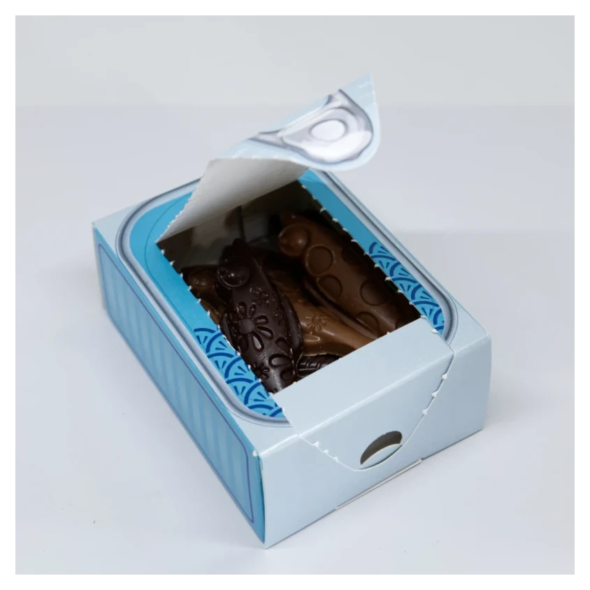 Sardines praliné boîte de 9 assorties 80g