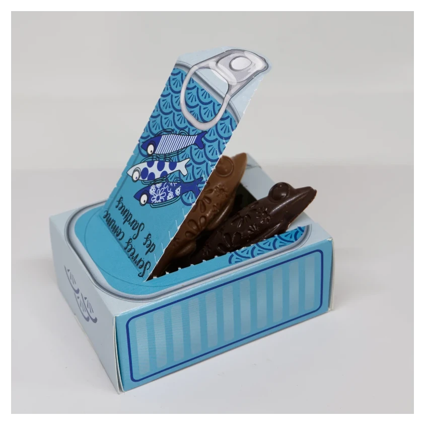 Sardines praliné boîte de 9 assorties 80g