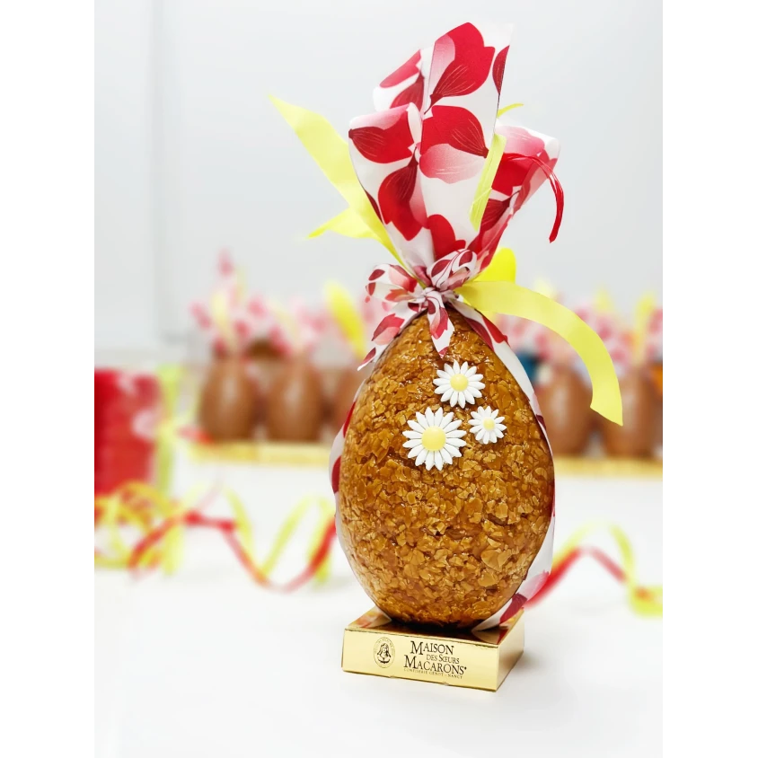 Œuf Nougatine 11cm garni ou non garni