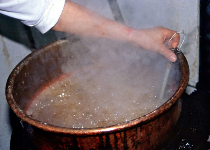 Cuisson  des ingrédients de la bergamote