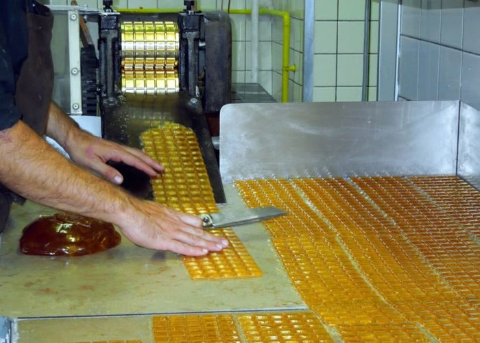 Laminage de la bergamote