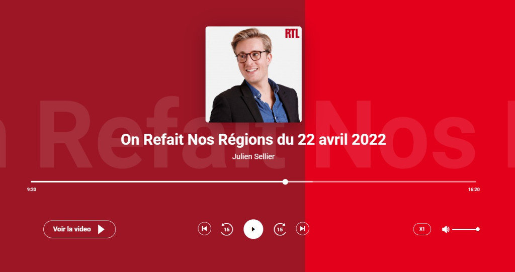 On refait nos régions de Julien Sellier - RTL