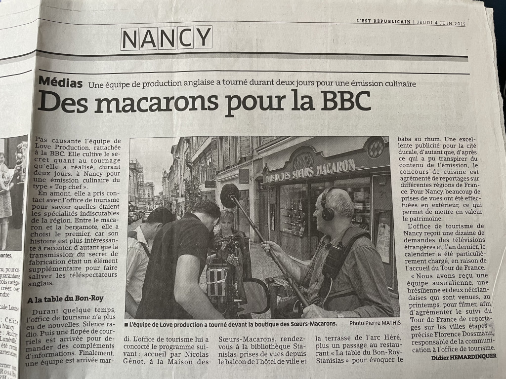 Macarons for the BBC