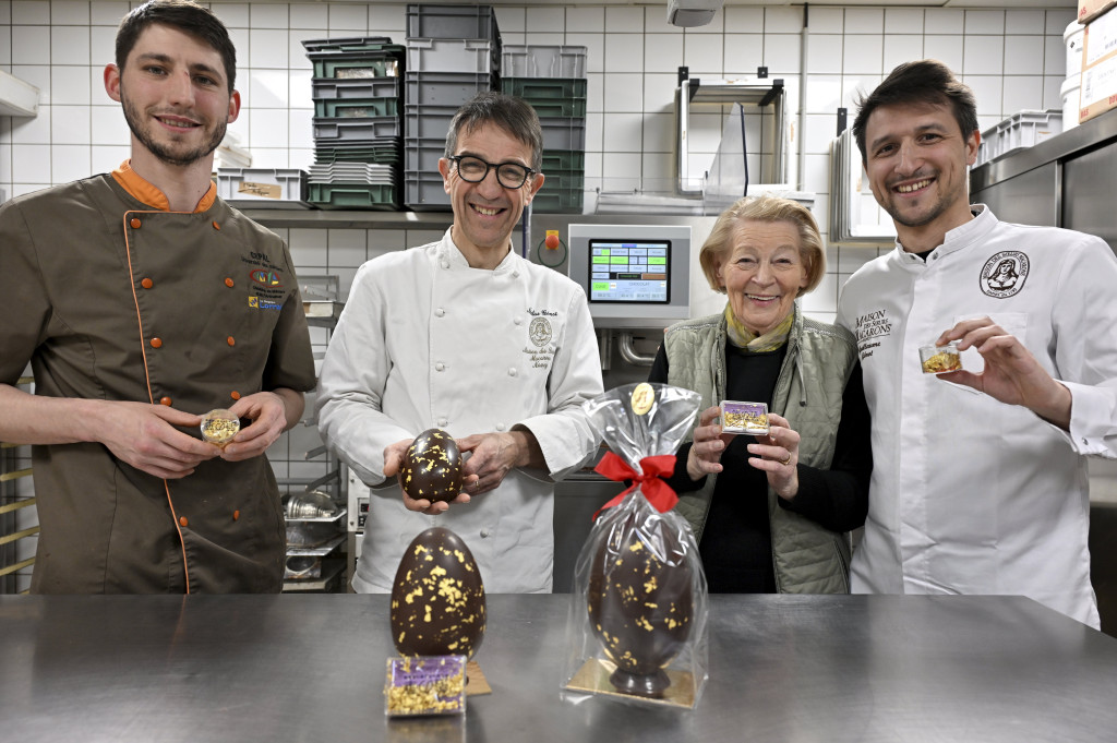 Les feuilles d’or de Kanazawa font briller le chocolat nancéien 