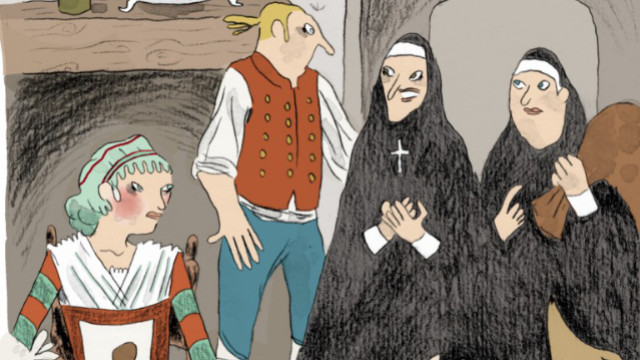 The history of the Macaron des Sœurs in a children's book