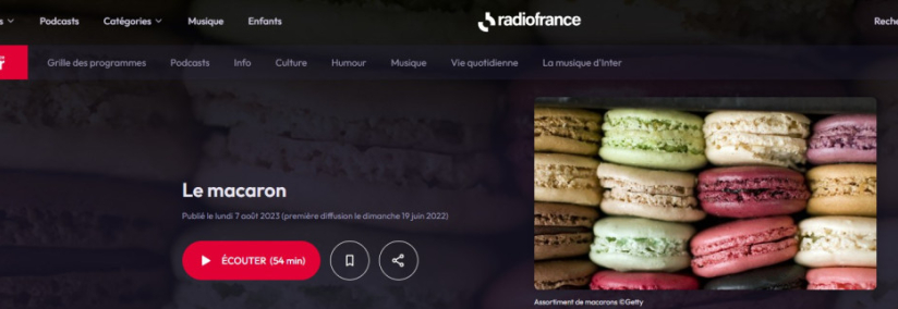 Le Macaron FRANCE INTER