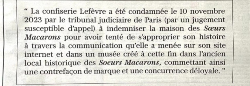 Publication Judiciaire à la demande de la société GENOT