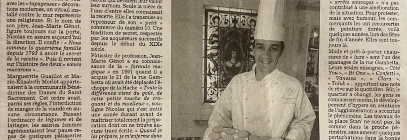 l'EST REPUBLICAIN 7 juin 2004 - l'héritage des Soeurs Macaron