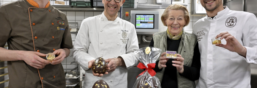 Les feuilles d’or de Kanazawa font briller le chocolat nancéien 