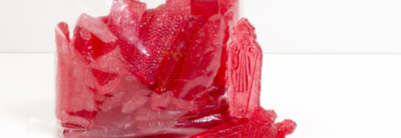 Red sugar Saint Nicholas figures