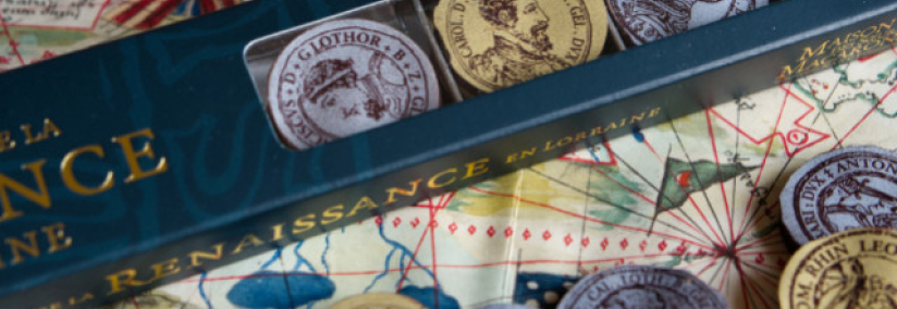 Renaissance coins made of chocolate